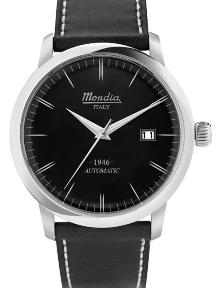Mondia 1946 Heritage Automatic Watch with Black Dial #MI773SS-03BK-CP