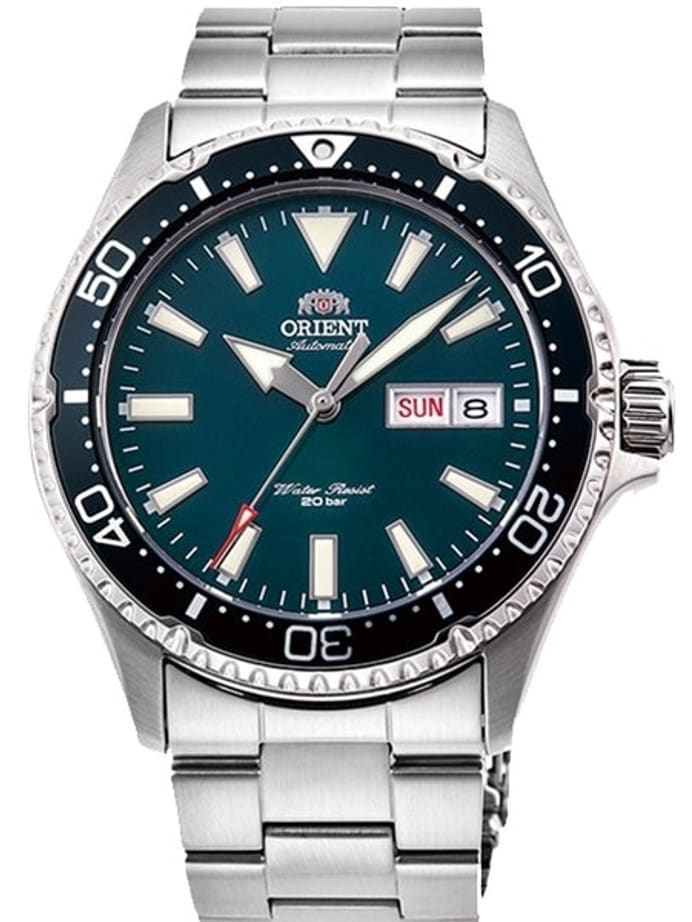 Orient Kamasu Green Dial Automatic Dive Watch with Sapphire Crystal #RA-AA0004E19A