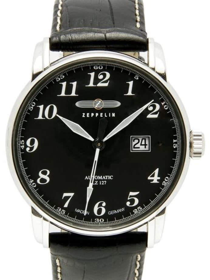 Graf Zeppelin Swiss ETA Automatic, Big Date Watch with Sapphire Crystal #7652-2