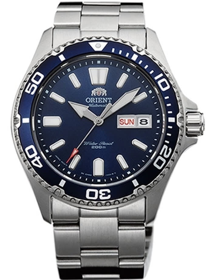 Scratch and Dent - Orient USA II Blue Dial Automatic Dive Watch with Sapphire Crystal #AA0200BD 2
