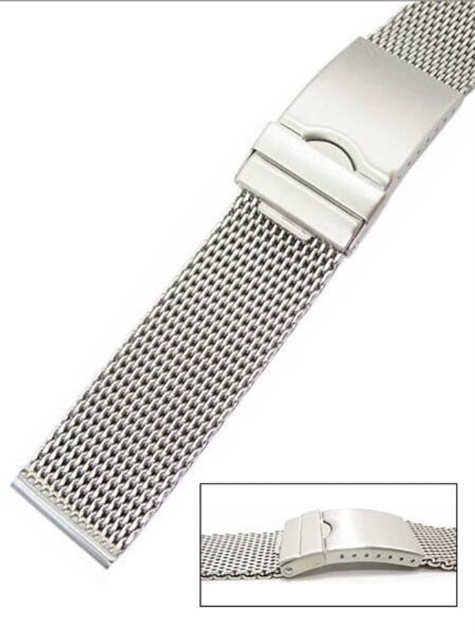 Scratch and Dent - Vollmer Satin Finish Mesh Bracelet #99460H7S-SND1 (20mm)