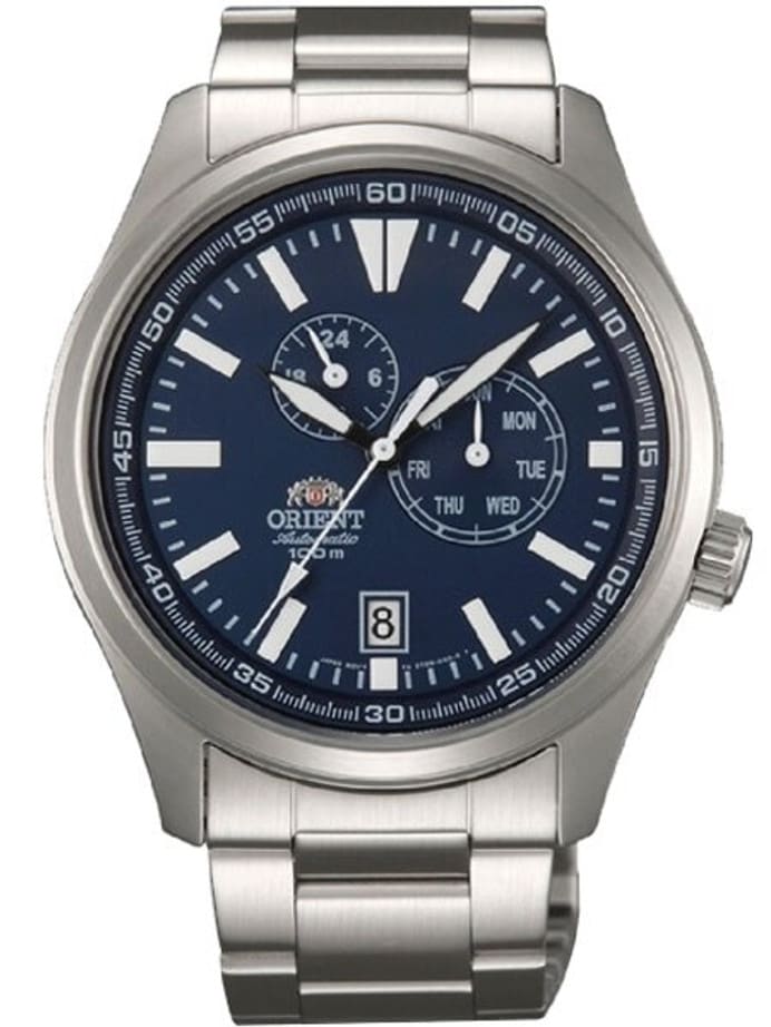Orient 21-Jewel Automatic Field Watch with 24-Hour Sub-Dial #ET0N001D