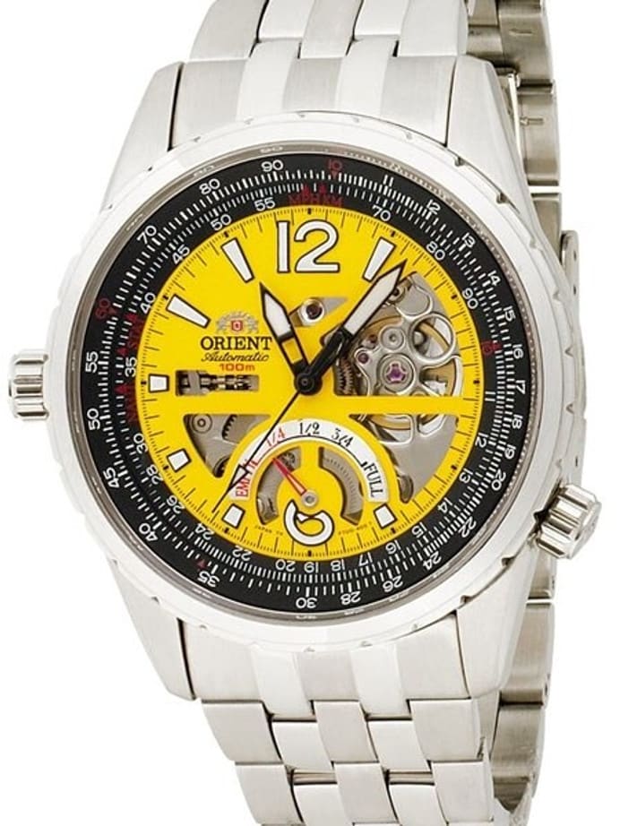 Orient Rally Automatic Power Reserve Watch with Sapphire Crystal #CFT00007Y