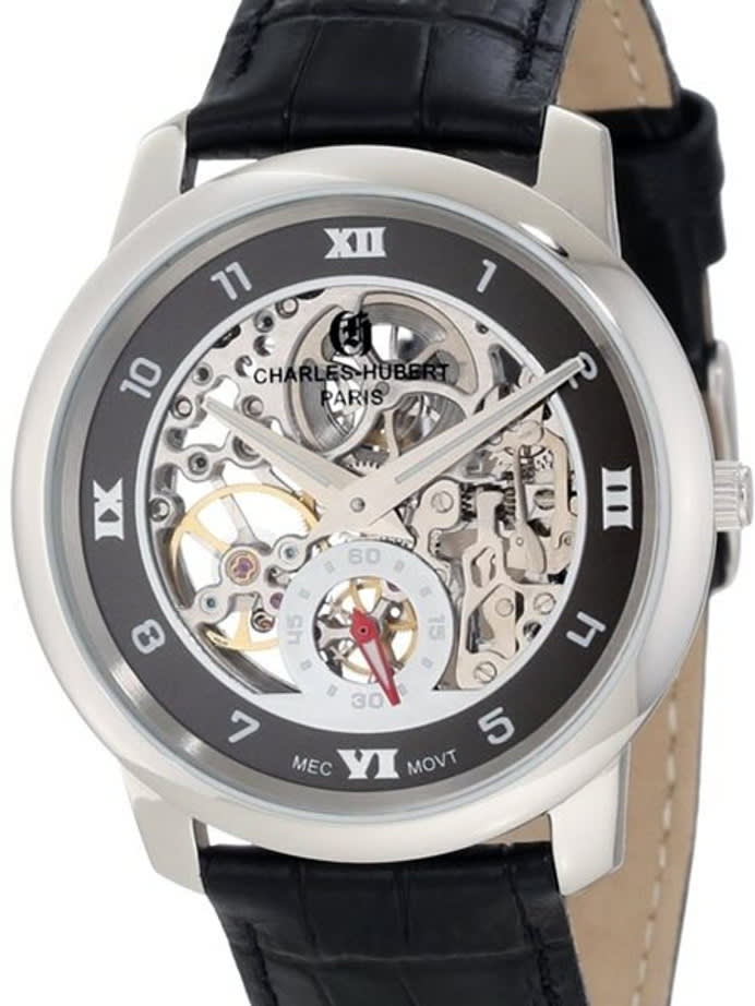 Charles Hubert Premium Collection Skeleton Mechanical Hand Wind