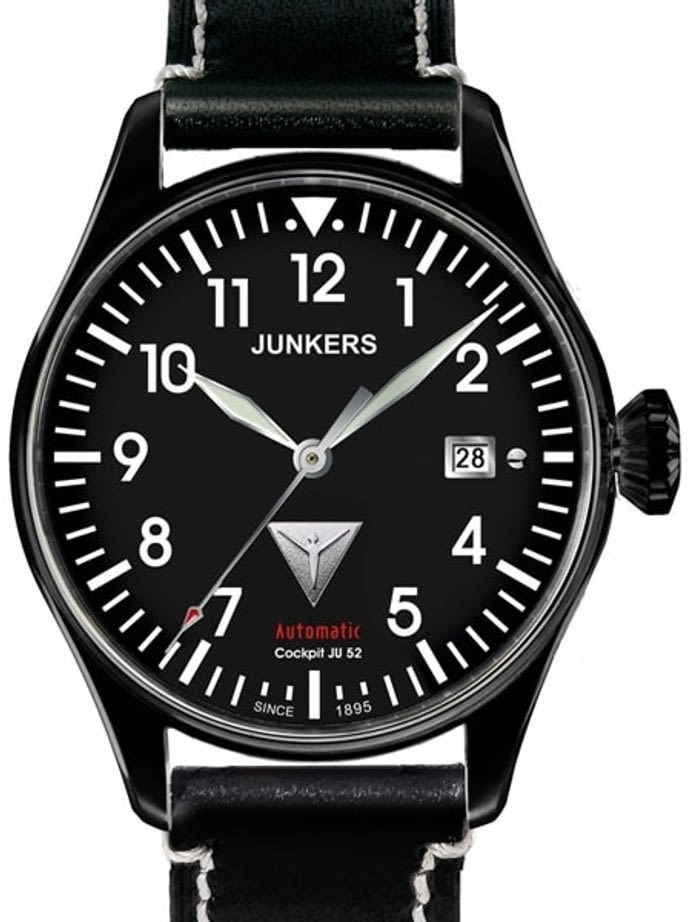 Junkers Cockpit JU52 Series 21-Jewel Automatic Watch #6152-2