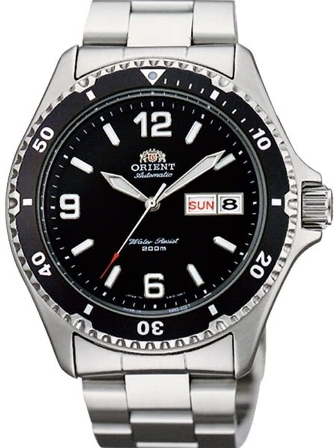 Customized Orient Mako II Black Dial Automatic Dive Watch #AA02001B