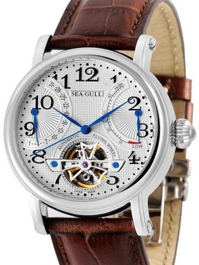 Sea-Gull 40mm Automatic Retrograde Watch with Sapphire Crystal #M172S
