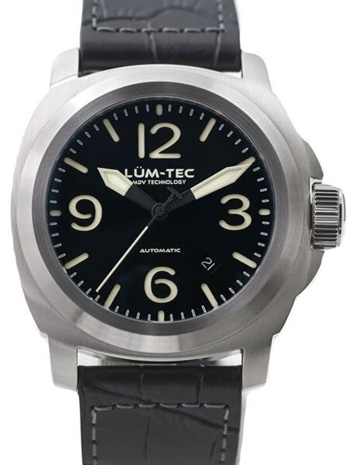 Lum-Tec 44mm M81 Swiss Automatic Watch with Double Curved AR Sapphire Crystal #M81