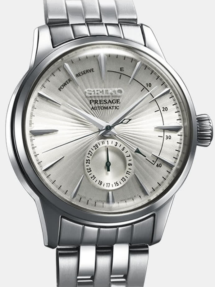 Seiko Presage "Cocktail Time" Automatic Dress Watch with Power Reserve Indicator #SARY079
