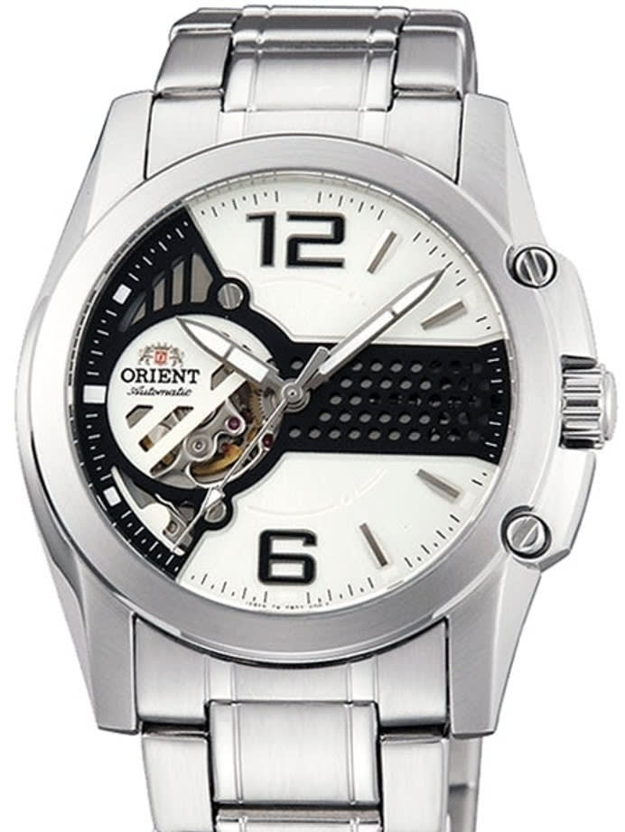 Orient Enduro Automatic Watch with Open-Heart Black-White Dial #DB02001W