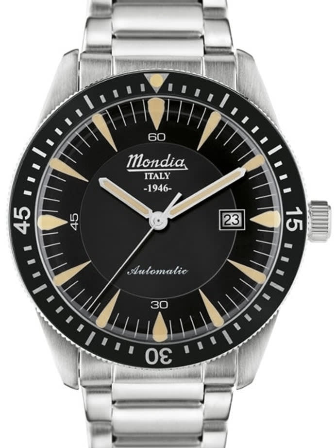 Mondia 1946 Automatic Watch with Black Dial #MI760SS-01BK-BM