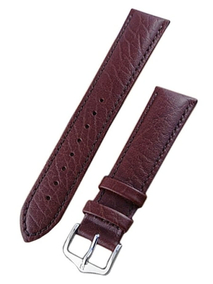 Hirsch Highland Brown Textured Italian Calf Skin Watch Strap #043020-10