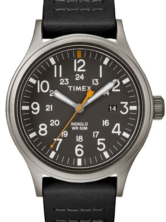 Timex 40mm Allied Quartz Watch with Black Dial and INDIGLO Night-Light #TW2R46500VQ