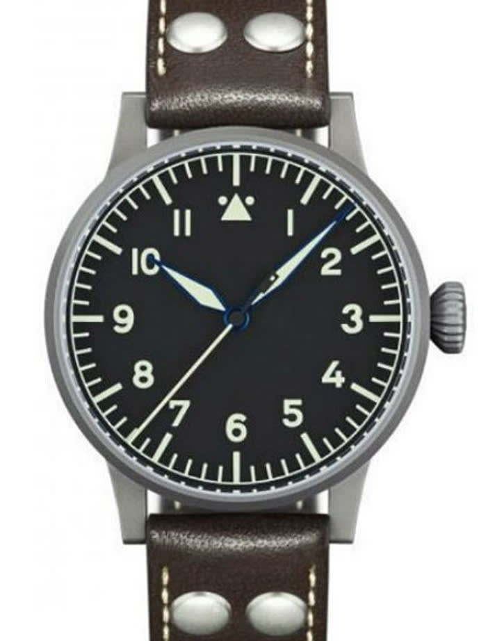 Scratch and Dent - Laco Munster Type A Dial Swiss Automatic Pilot Watch with Sapphire Crystal #861748 1