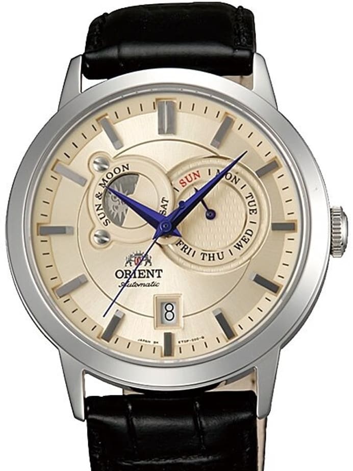 Scratch and Dent - Orient Automatic Sun and Moon Watch with Sapphire Crystal #ET0P003W-SND3