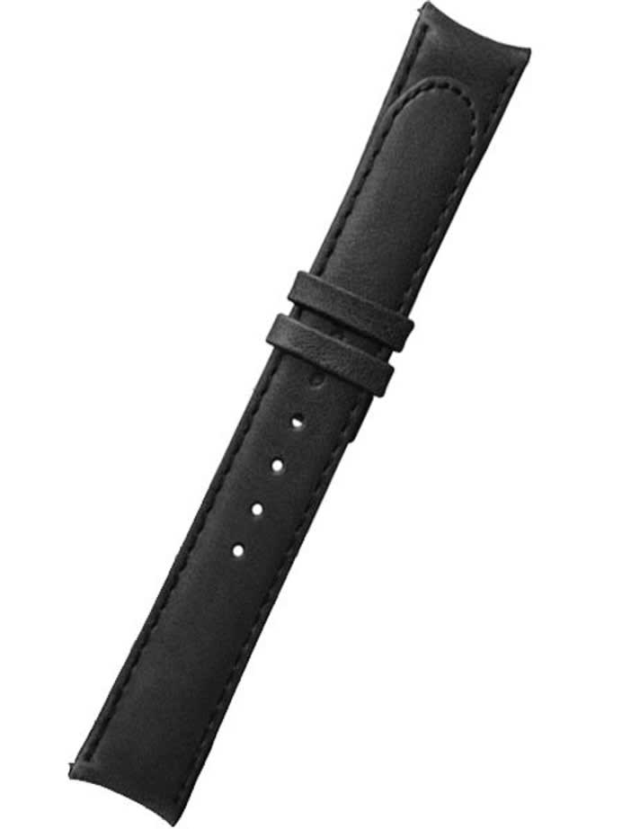 Formex 22mm ESSENCE Black Leather Strap (without clasp) #CLBS.0330.713