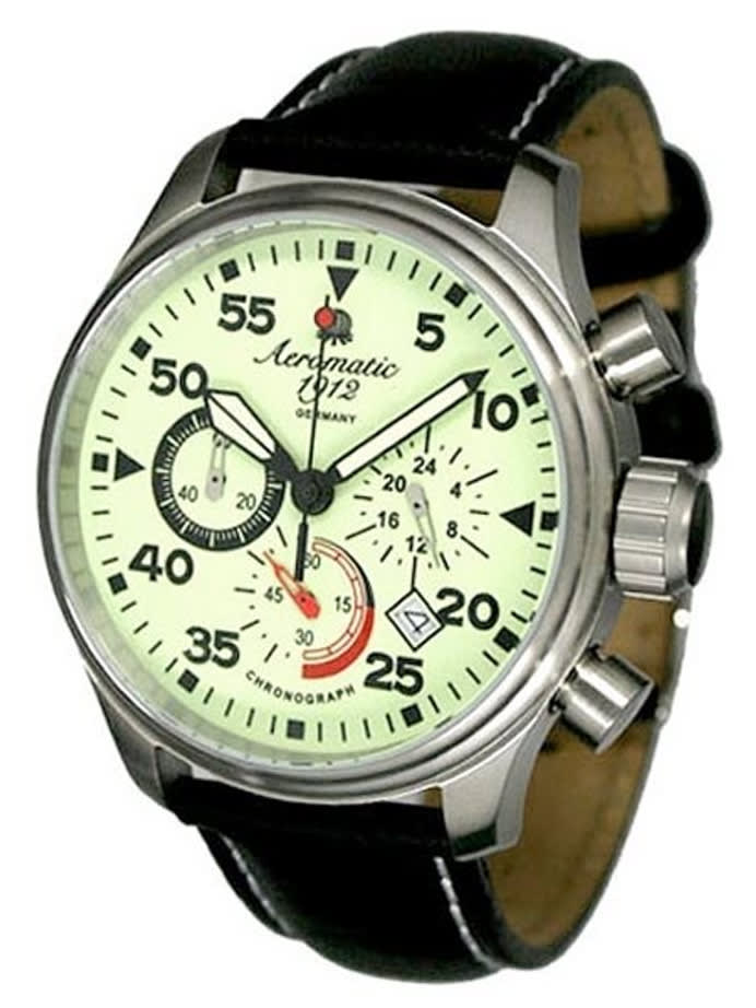 Aeromatic 1912 Aviator Chronograph with Luminous Dial #A1342