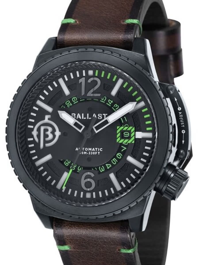 Ballast Trafalgar Automatic Watch with Unique Bezel System #BL-3133-06