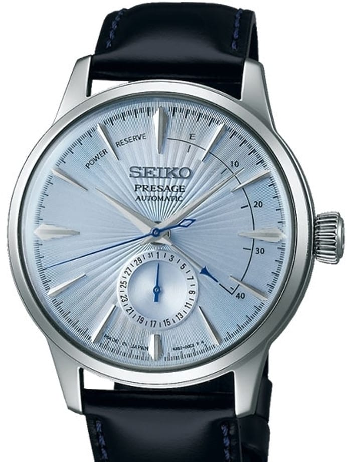 Seiko Presage "Cocktail Time" Automatic Dress Watch with Power Reserve Indicator #SARY081