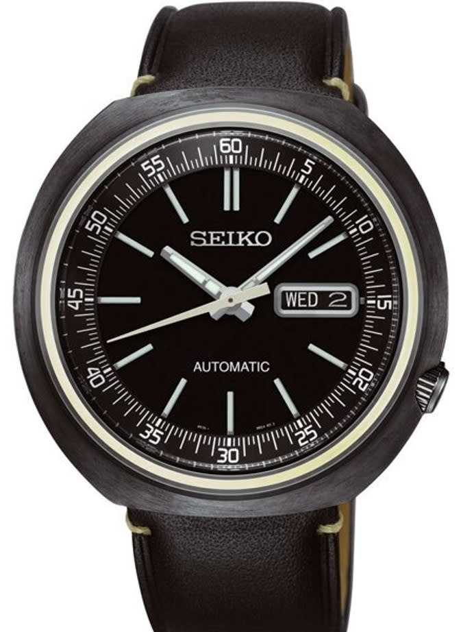 Seiko Recraft Automatic 24-Jewel Watch with a 44mm Turtle-Style Case #SRPC15K1