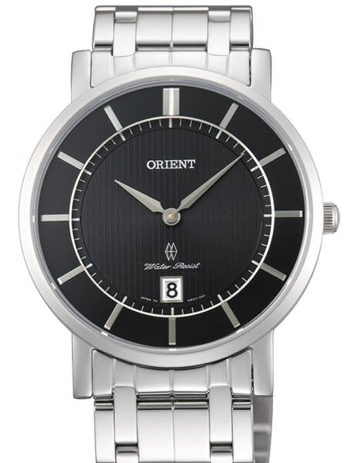 Orient Class Quartz Dress Watch with Sapphire Crystal and Black Dial  #GW01005B