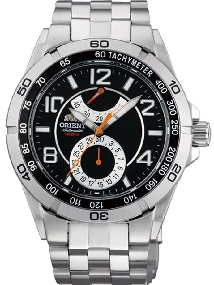 Scratch and Dent - Planet Orient 21-Jewel Automatic with Power Reserve and Stainless Steel Bracelet #FM00001B-SND1