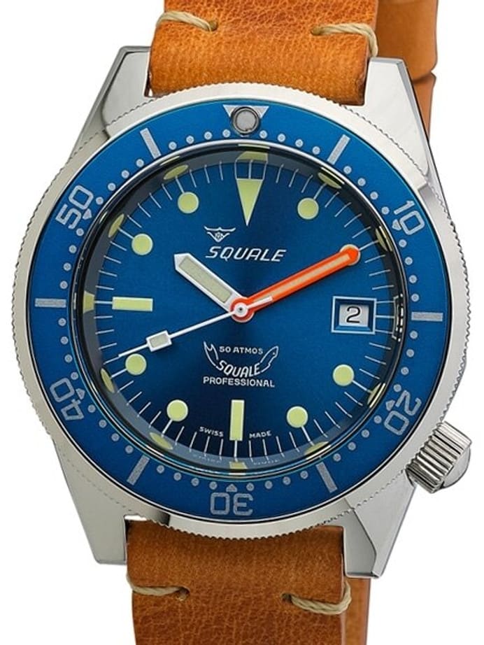 Squale 500 Meter Swiss Automatic Dive Watch #1521-026-BLB