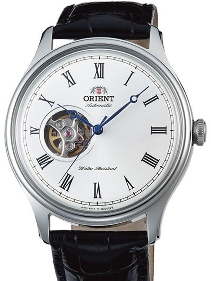 Orient Envoy Open-Heart Automatic Watch with Leather Strap #AG00003W