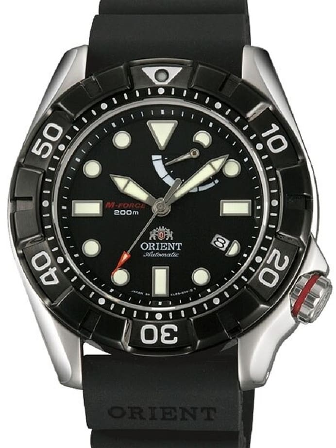Orient 46mm M-Force Air Diver Automatic with Power Reserve, Sapphire Crystal #EL03004B