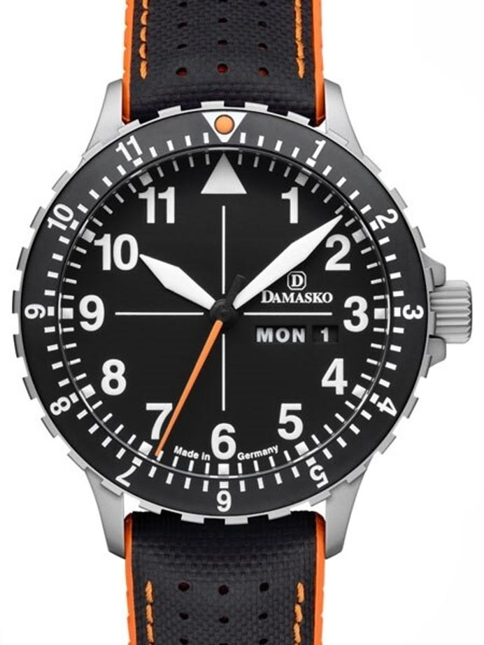 Damasko Swiss ETA Automatic with a Rotating 12-Hour Bezel and Stainless Steel Case #DA42