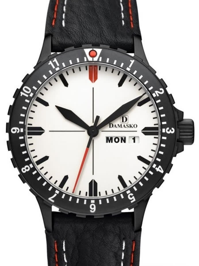 Damasko Swiss ETA Automatic with a Dual-Time 12 Hour Bezel and Fully Luminous Dial #DA45BK