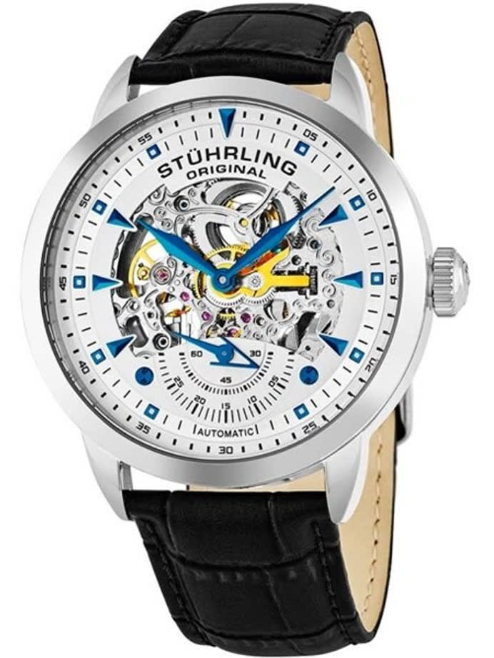 Stuhrling Executive Semi-Skeleton Automatic Watch with 44mm Case #133.33152