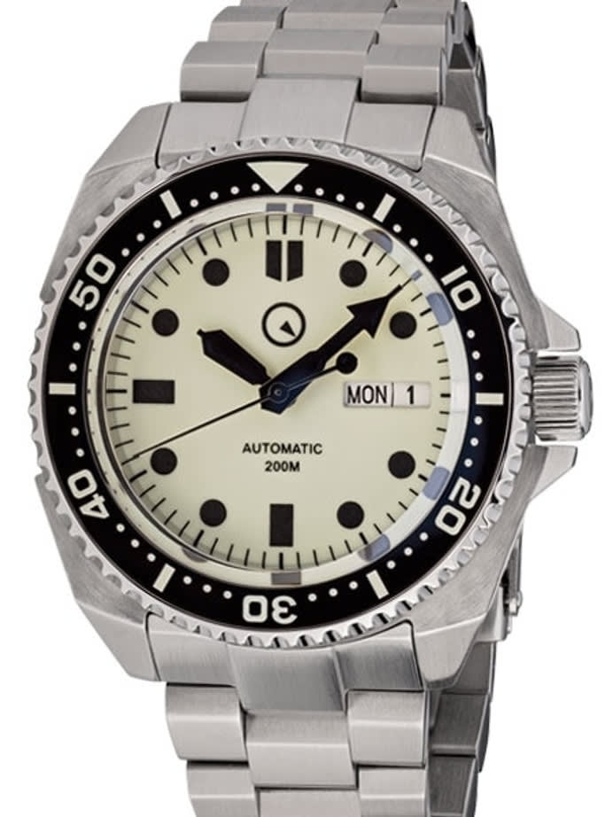 Islander Luminous Dial Automatic Dive Watch with AR Double-Dome Sapphire Crystal, and Luminous Ceramic Bezel Insert #ISL-26