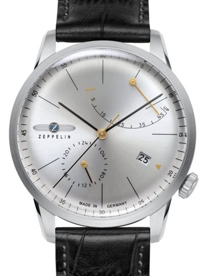 Graf Zeppelin LZ129 Flatline Automatic Watch with Power Reserve #7366-4
