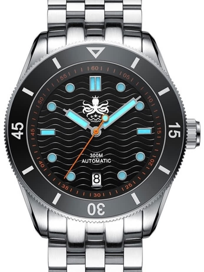 PHOIBOS Wave Master 300-Meter Automatic Dive Watch with AR Sapphire Crystal #PY010C