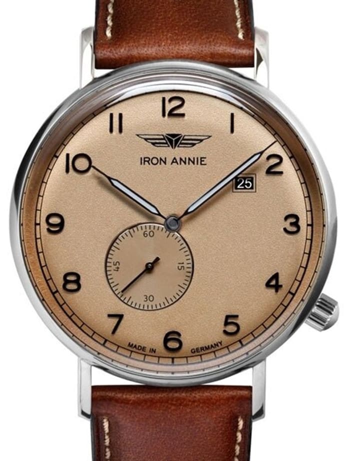 Iron Annie Amazonas Impression Swiss Quartz Dress Watch with Small Seconds, Date #5934-3