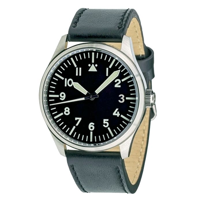Islander Aviator Automatic Watch with Leather Strap and an Anti-Reflective Sapphire Crystal #ISL-14