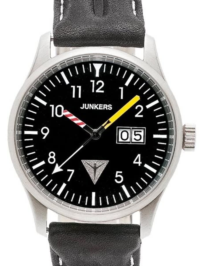 Junkers JU-52 Big Date Watch with Aviator Instrument Style Hands #6262-2