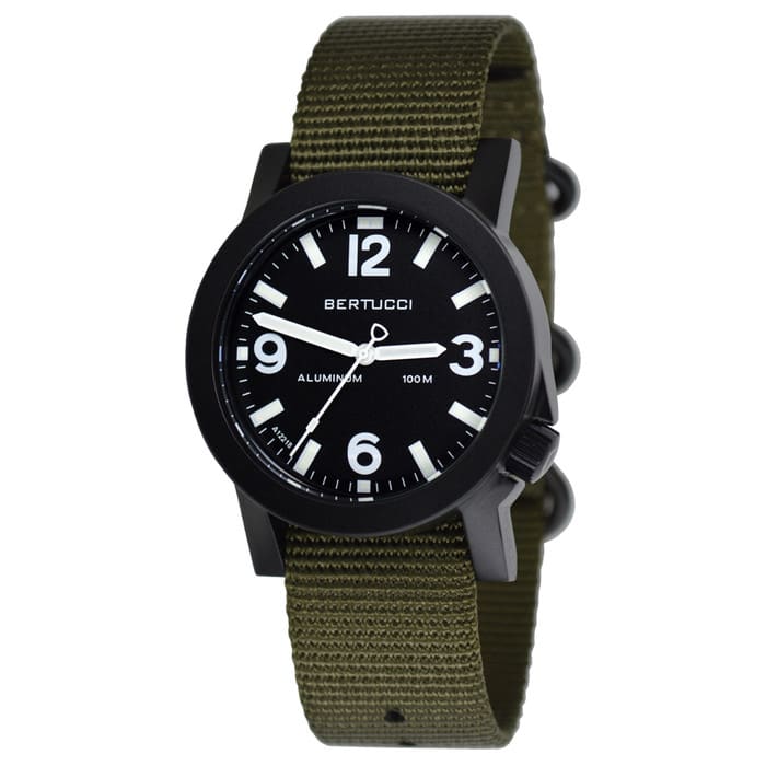 Bertucci Experior Anodized Aluminum Unibody Watch with Nylon Strap #16501