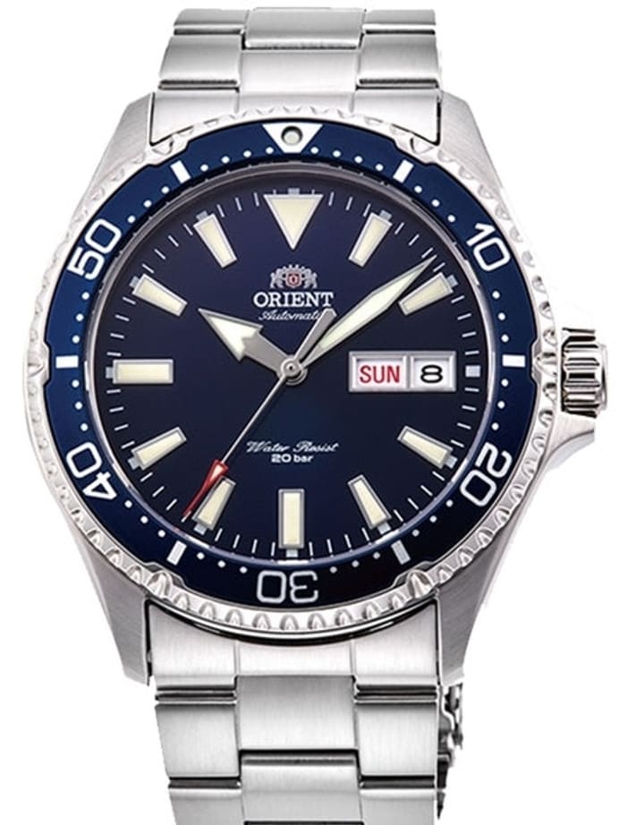 Orient Kamasu Blue Dial Automatic Dive Watch with Sapphire Crystal #RA-AA0002L19A