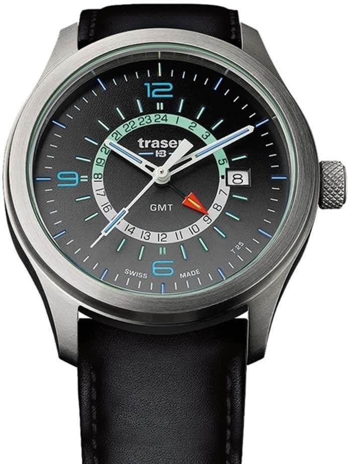 Traser P59 Aurora GMT, Dual-Time Watch with an Anti-Reflective Sapphire Crystal #107231