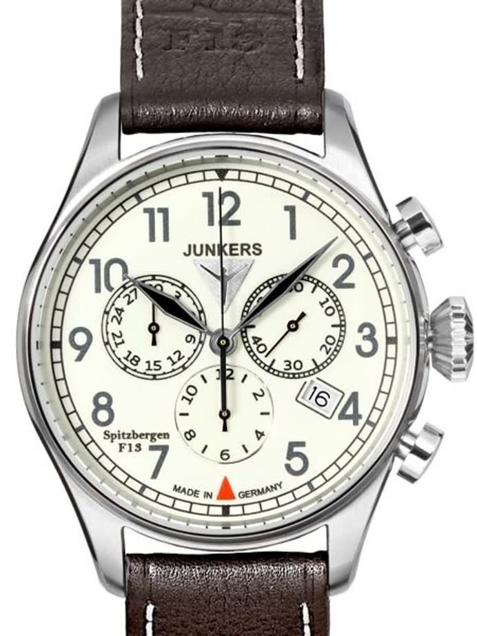Junkers Spitzbergen F13 Chronograph with Fully Luminous Dial #6186-5