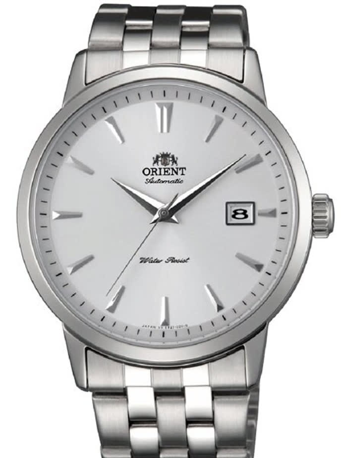Orient Symphony Automatic Dress Watch with White Dial, Stainless Steel Bracelet #ER2700AW