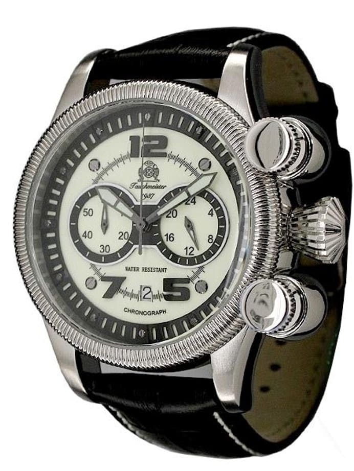 Tauchmeister T0217 Chronograph with Unique Vertical Pushers and a Luminous Dial