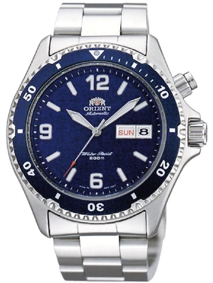 Orient Blue Automatic Dive Watch on a Bracelet #CEM65002D