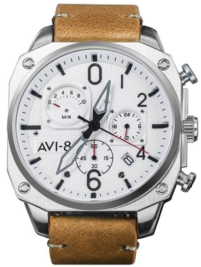 AVI-8 Hawker Hunter Retrograde Aviator Chronograph Watch #AV-4052-01