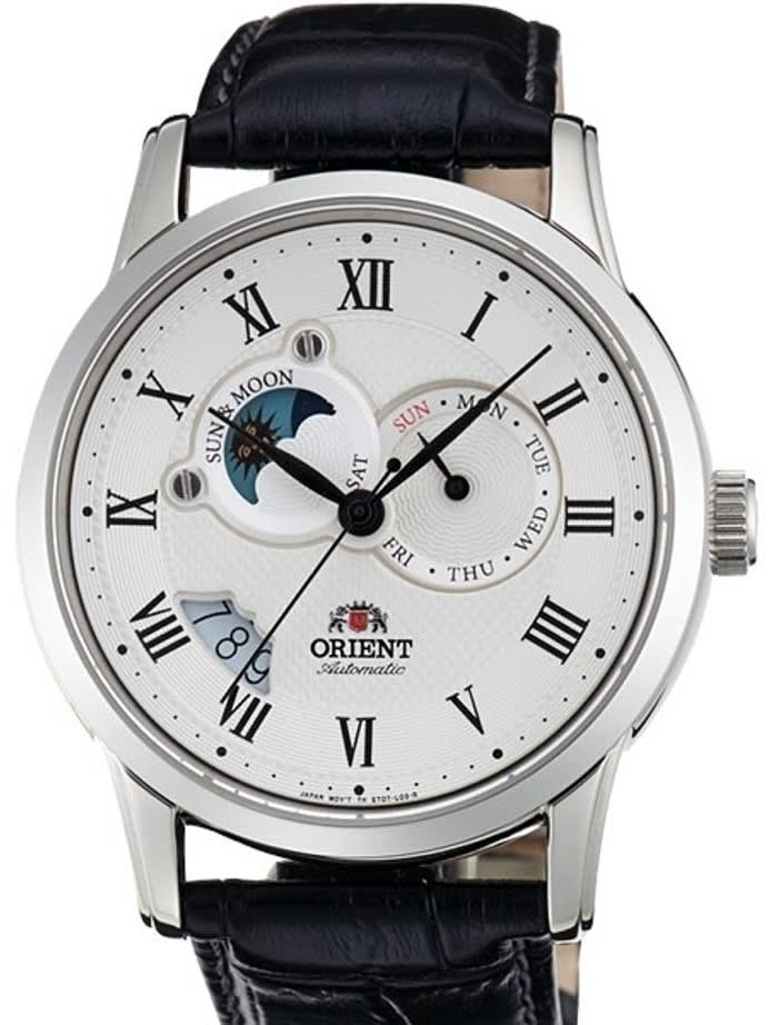 Scratch and Dent - Orient Automatic Sun and Moon Watch with Sapphire Crystal #ET0T002S 1