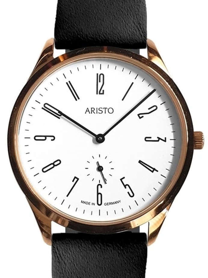 Aristo 7H186 Swiss Valjoux 7750 Automatic Chronograph Aviator Watch