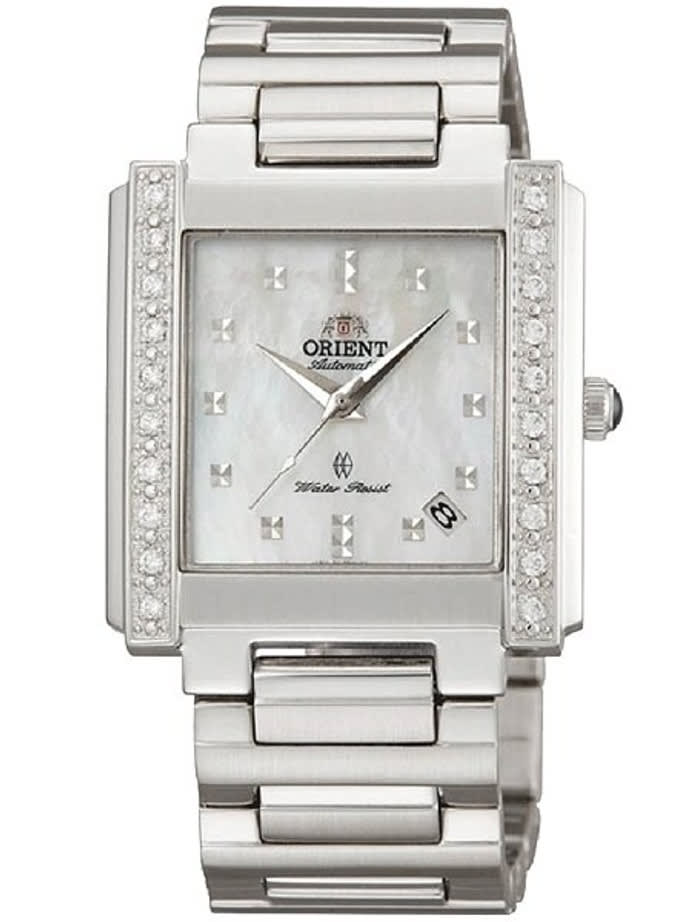 Orient Precious Women's Automatic Dress Watch with Sapphire Crystal and Sparkling Crystal Bezel #ERAN002W