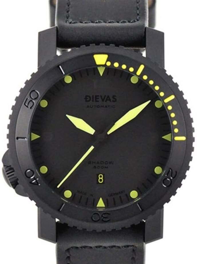 DIEVAS German Made Shadow 500m WR Watch with Hardened 6Steel Case 1
